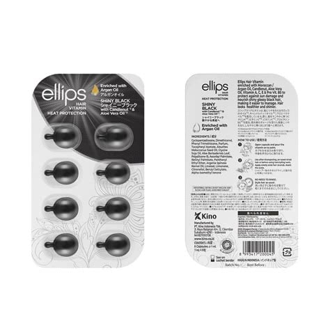 Ellips Hair Vitamin Shiny Black (8 capsules)